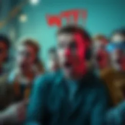 Shocked People Reacting to News Group of people looking surprised and discussing recent shocking news updates