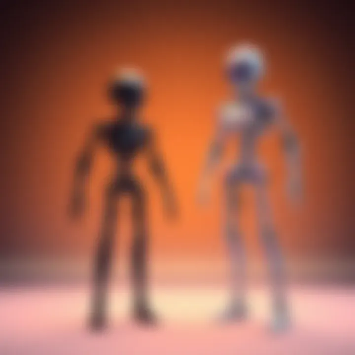 An illustration showing a 3D armature changing size next to a mesh model, indicating troubleshooting steps.