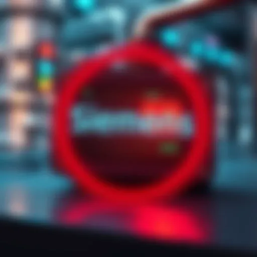 A visual representation of cybersecurity threats to Siemens devices, symbolizing potential risks to water plants.