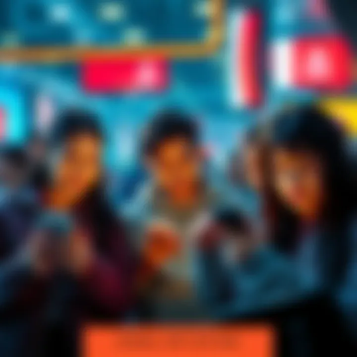 People experiencing issues with the Signal messaging app during a major outage, showing frustration on their faces while checking their devices.