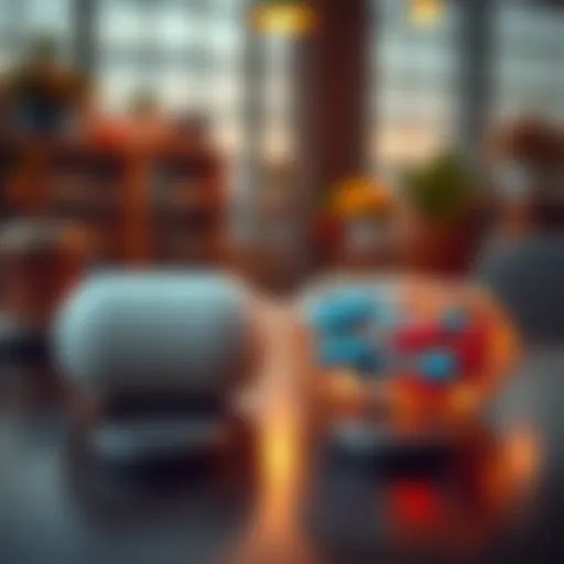 A comparison of a plain capsule and a decorative capsule next to each other on a table, symbolizing different design choices.