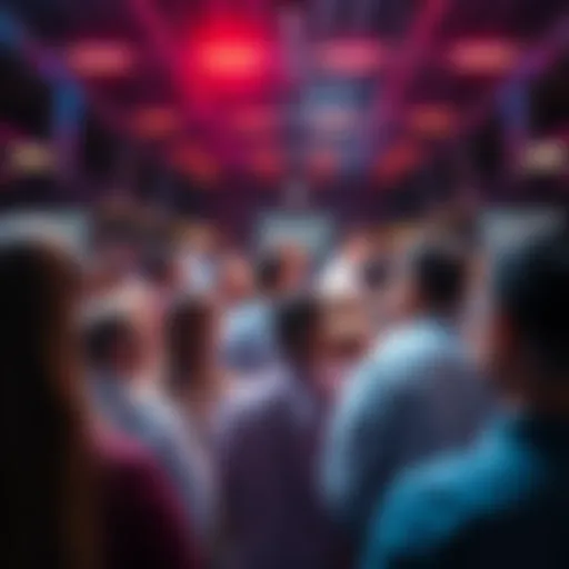 Skeptical Crowd Viewing Seedance 2.0 Clip A group of people discussing and debating the authenticity of a Seedance 2.0 video clip in a lively setting.