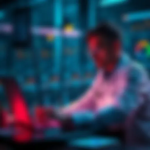 A data scientist analyzing charts and graphs on a laptop, showcasing skills that enhance problem-solving and business impact.