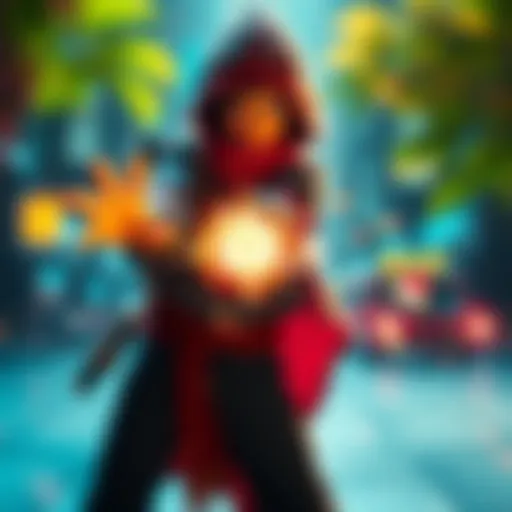 A character casts a slow-motion spell in a vibrant, Magicka-inspired physics game, showcasing magical effects and dynamic gameplay.
