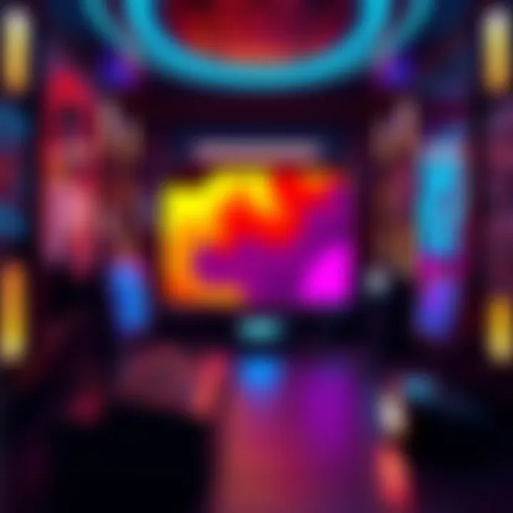 Colorful artwork showcasing the results of the small CRT technique used on Octobit Day 11