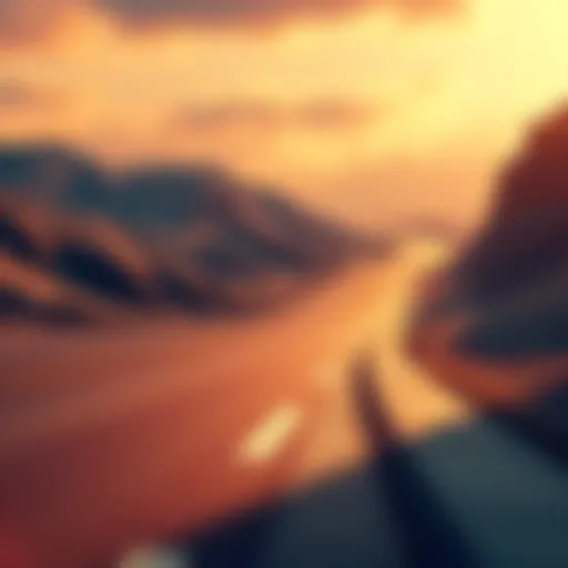 A visual representation of a smooth road transitioning seamlessly into terrain, highlighting improvements in design and scalability.
