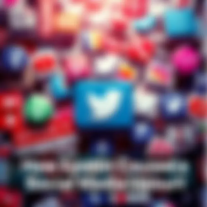 A collage of social media icons and headlines reacting to Epstein's case, showing diverse opinions and discussions.