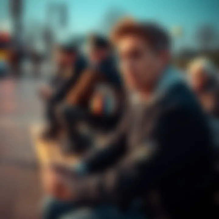 A 56-year-old man sitting handcuffed on a bench with police officers nearby and a worried look on his face, while his elderly mother is seen in the background in distress.