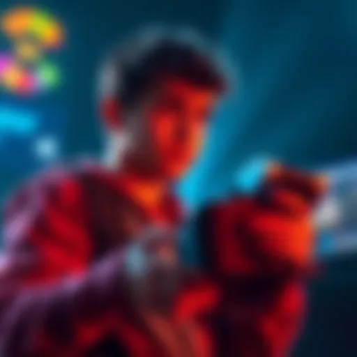A gamer looks puzzled while holding a digital game console, reflecting concerns about ownership in the digital age.