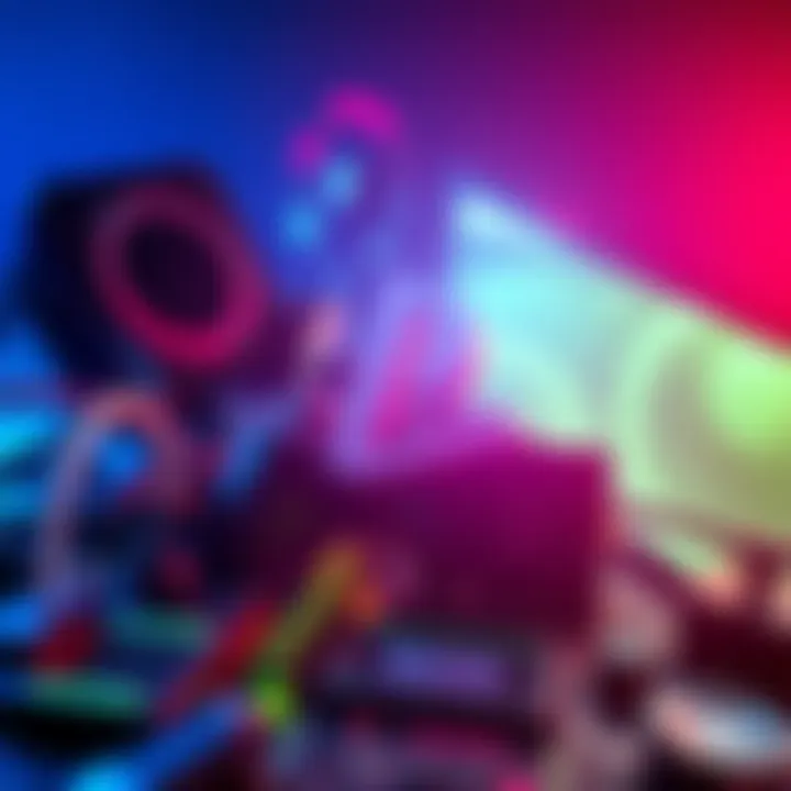 A Sony PlayStation logo combined with computer components to represent the shift in gaming focus from console to PC