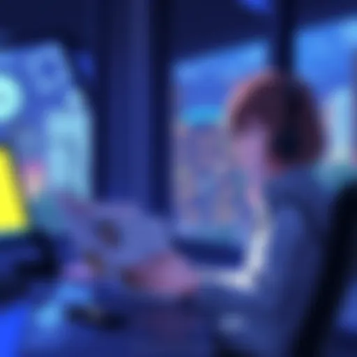 A person sitting at a desk, looking thoughtful while reading news articles about the Sora situation