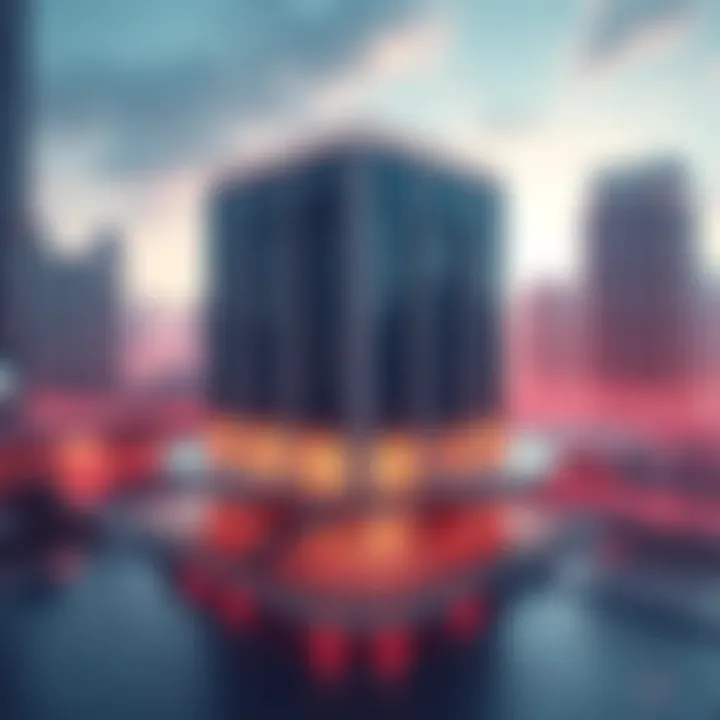 A 3D model showcasing the Sorona building with curved floors designed for laser engraving.