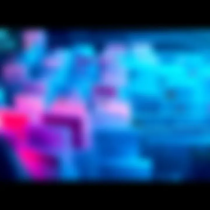 A visual representation of PDF documents being organized into folders using AI tools in OneDrive.