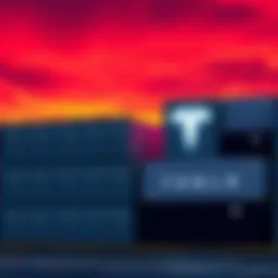 SpaceX logo next to Tesla Megapacks stacked for storage, emphasizing the investment in renewable energy.
