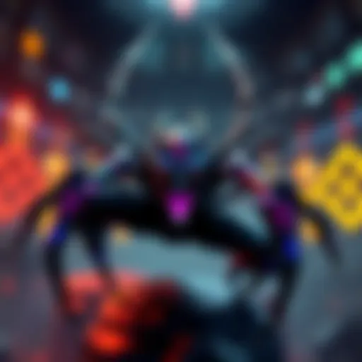 Revamped user interface and visual effects in Spider Dynasty, featuring bright colors and a dark theme reminiscent of Hollow Knight.