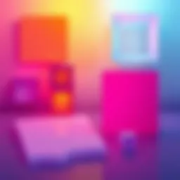 An illustration showing various square UV layouts in design projects, highlighting their structure and potential benefits.