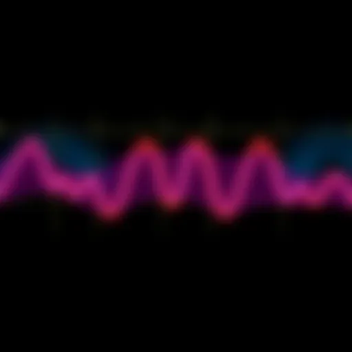 Illustration showing a square wave signal pattern with its characteristic sharp transitions and flat peaks, demonstrating its unique waveform shape.