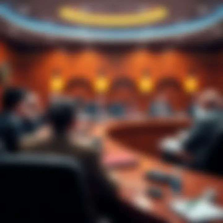 St. Charles City Council Meeting Members of the St. Charles City Council discussing the ban on data centers during a meeting.