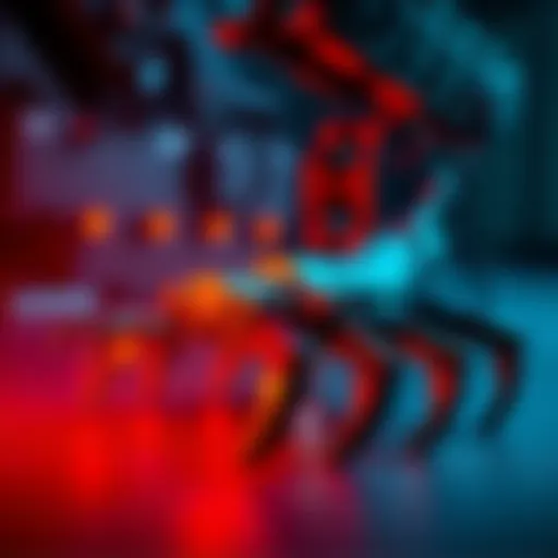 A mechanical claw designed to remain stationary while the body moves, demonstrating techniques for better control and precision.