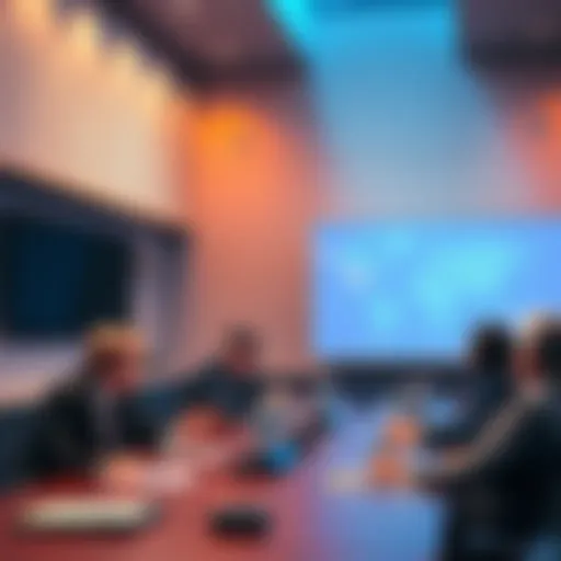 A meeting with state officials discussing Starlink's grant requests, showing resistance to the company's funding efforts.