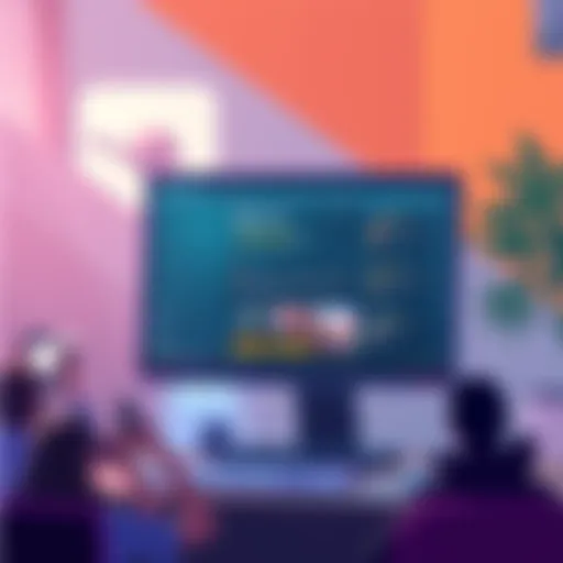 An illustration showing a computer screen displaying Steam demo reviews, with a rating system and enthusiastic gaming community comments.