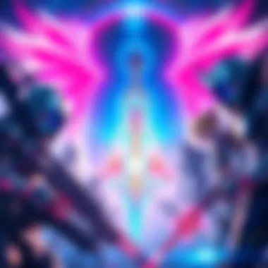 New key art for the sequel of Stellar Blade, showcasing futuristic characters and vibrant colors, created by artificial intelligence.