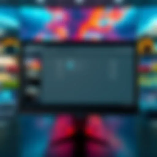 A computer screen displaying settings for Optical offset parameters in a 3D stereoscopic render with a vibrant scene in the background.