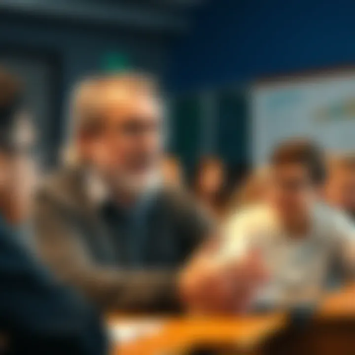 Steve Wozniak engaging with students, highlighting their intelligence and creativity in a classroom setting