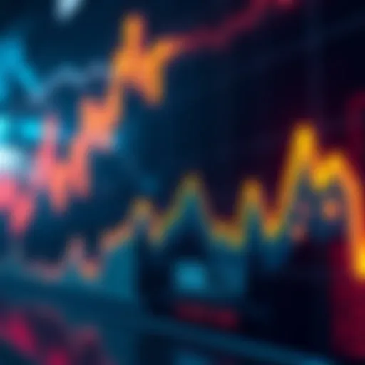 Graph showing a decline in memory chip stocks