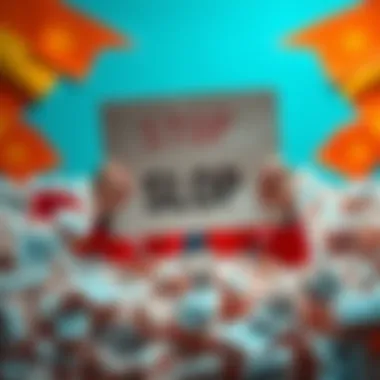 A person holding a sign that says 'Quality Content Matters' while surrounded by crumpled papers labeled as 'AI Slop'.