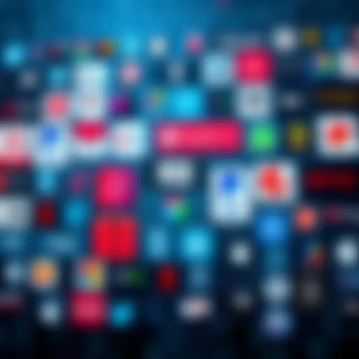 A collage showing logos of various streaming services alongside a digital representation of unauthorized content distribution