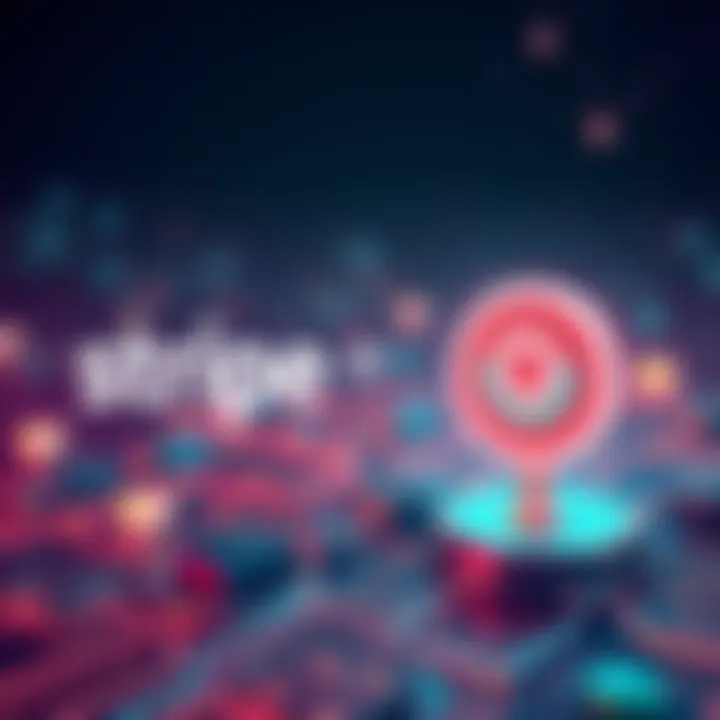 Illustration showing Stripe logo alongside OpenRouter logo with a graphic representation of AI technology and payment solutions