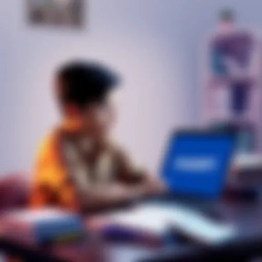 An Indian student sits at a desk, looking thoughtfully at a laptop displaying Gemini and ChatGPT logos, surrounded by textbooks and notes, weighing options for academic support