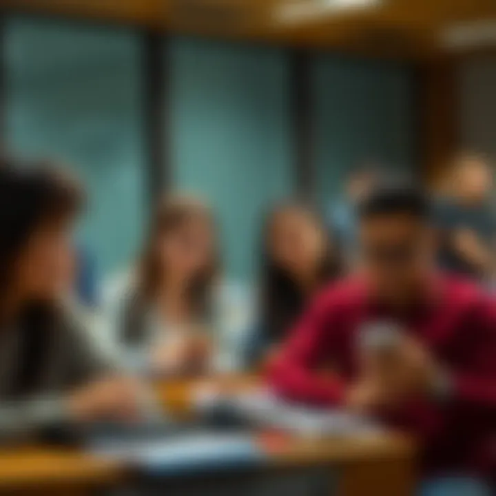 First-year law students at the University of Chicago Law School attending a class without electronic devices, focusing on traditional learning methods.