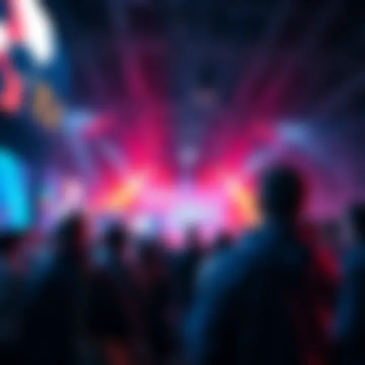 People at a Studio Ex event watching a presentation on new cinematic technology.