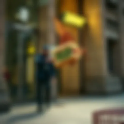 A man throws a Subway sandwich at a federal agent outside a government building in Washington DC.