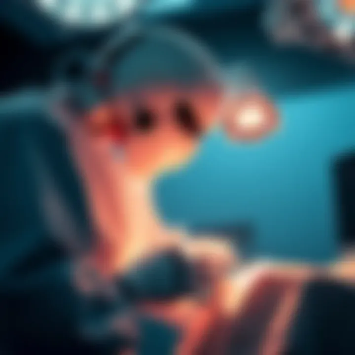 A surgical robot performing an operation while responding to voice commands from a surgeon