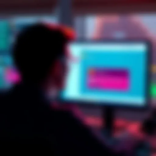 A person looking at a computer screen with two chat interfaces, representing ChatGPT and Claude, highlighting differences in prompt limits.