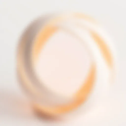 A design showing symmetrical curves wrapped around a spherical object, illustrating the use of tools for creating balanced shapes.