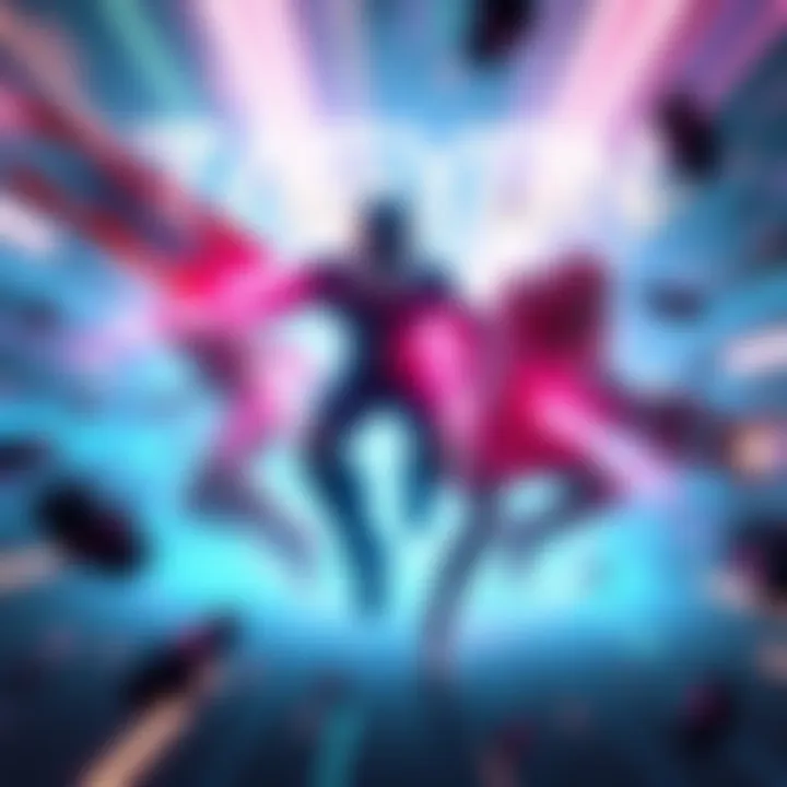 New gameplay and animation scenes from Tachyon Flow showcasing character action and movement.