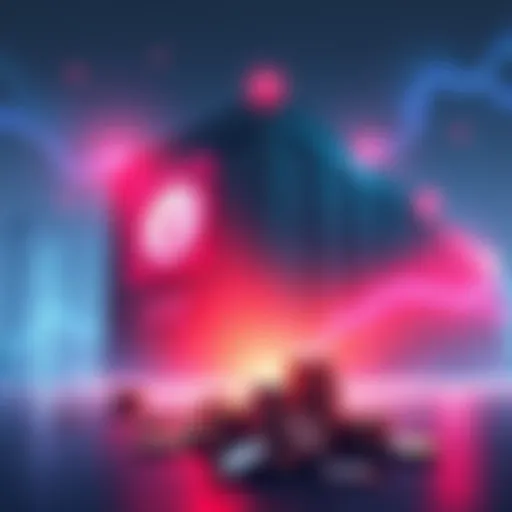 Taxing AI Data Centers Illustration showing a large AI data center building with electric meters indicating high readings and coins representing taxes being collected.