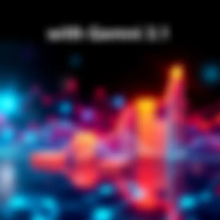 Illustration showing a graph with upward trends representing the success of HLE and LiveCodeBench Pro using Gemini 3.1