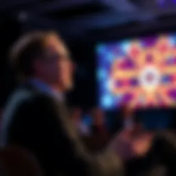 Ted Chiang speaking at a conference about the difference between AI and human consciousness.