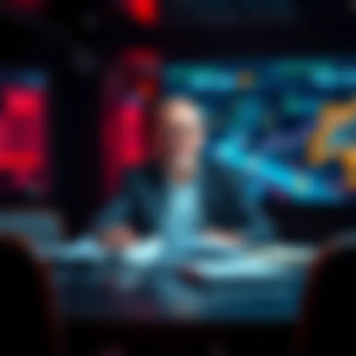 Ted Kacynski sitting at a table with papers, warning about artificial intelligence risks