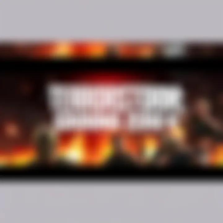 Screenshot from the TERRORSTORM: Ground Zero game trailer showing intense action scenes