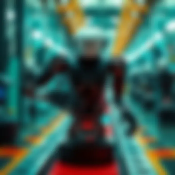 Tesla's Optimus robot on the assembly line, showcasing automation in manufacturing.