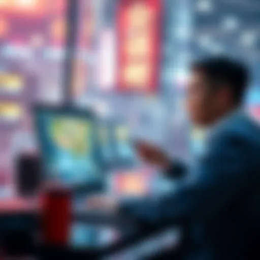 Person examining features of GPT Image 2.0 on a laptop in China