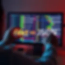 A person comparing plain text and JSON formats on a computer screen, highlighting their differences.
