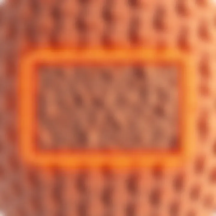 An illustration showing a 4K texture with a 30px margin highlighted around it, demonstrating the concept of texture baking and padding effects.