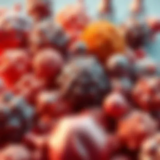 A collection of different textured objects being merged into a single cohesive mesh while retaining their texture details.